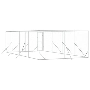 Verzinkter Outdoor-Hundezwinger 4x8x2 m