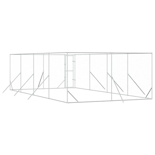 Verzinkter Outdoor-Hundezwinger 4x8x2 m