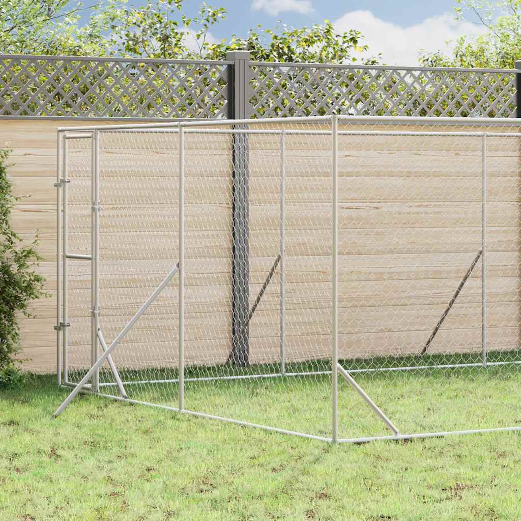 Verzinkter Outdoor-Hundezwinger 4x8x2 m