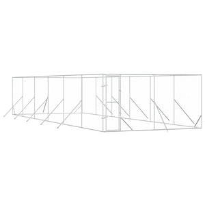 Outdoor-Hundezwinger Verzinkt 4x12x2 m