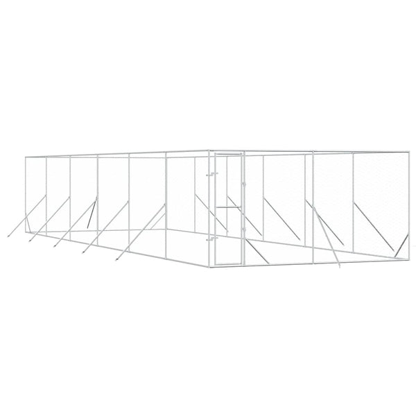 Outdoor-Hundezwinger Verzinkt 4x12x2 m