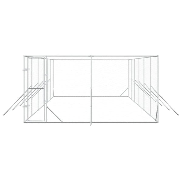 Outdoor-Hundezwinger Verzinkt 4x12x2 m