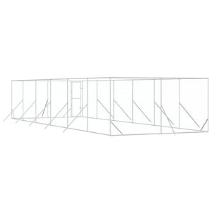 Outdoor-Hundezwinger Verzinkt 4x12x2 m