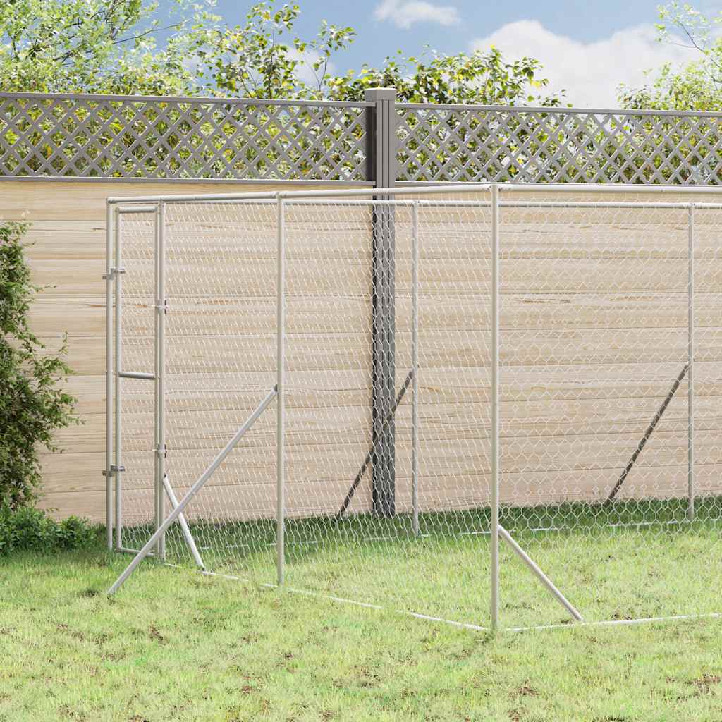 Outdoor-Hundezwinger Verzinkt 4x12x2 m