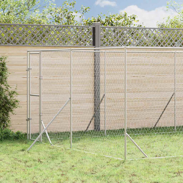 Outdoor-Hundezwinger Verzinkt 4x12x2 m