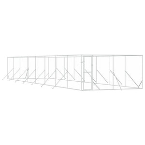 Verzinkter Outdoor-Hundezwinger 4x16x2 m
