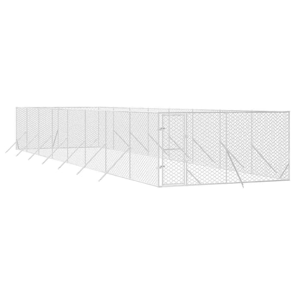 Verzinkter Outdoor-Hundezwinger 4x16x2 m