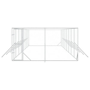 Verzinkter Outdoor-Hundezwinger 4x16x2 m