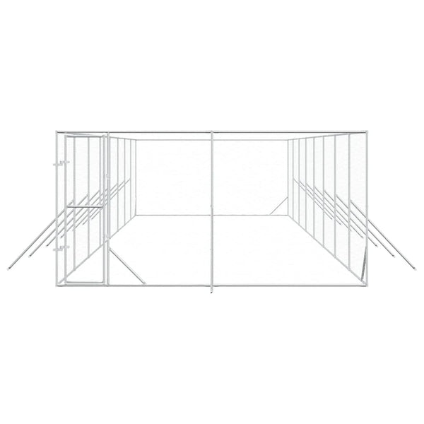 Verzinkter Outdoor-Hundezwinger 4x16x2 m
