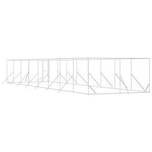 Verzinkter Outdoor-Hundezwinger 4x16x2 m