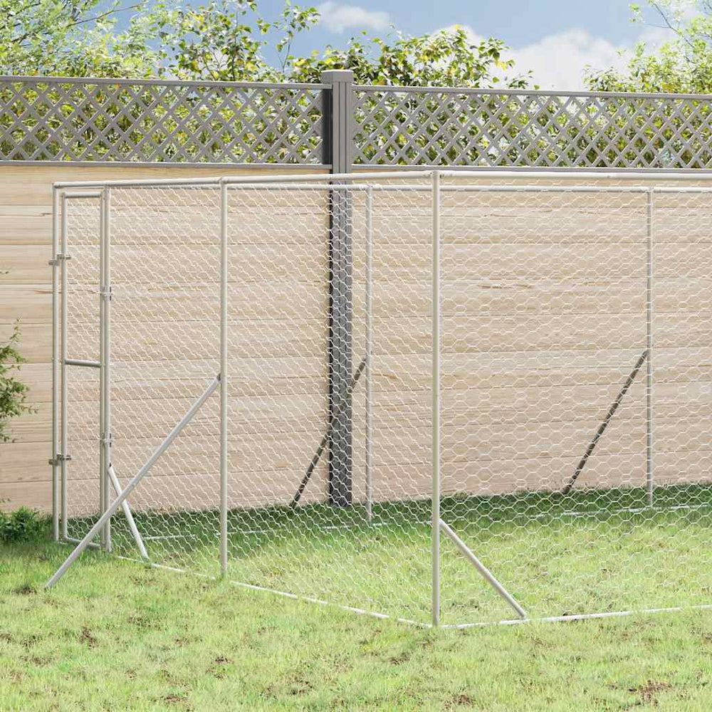 Verzinkter Outdoor-Hundezwinger 4x16x2 m