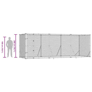 Outdoor Hundezwinger 6x2x2 m Verzinkt