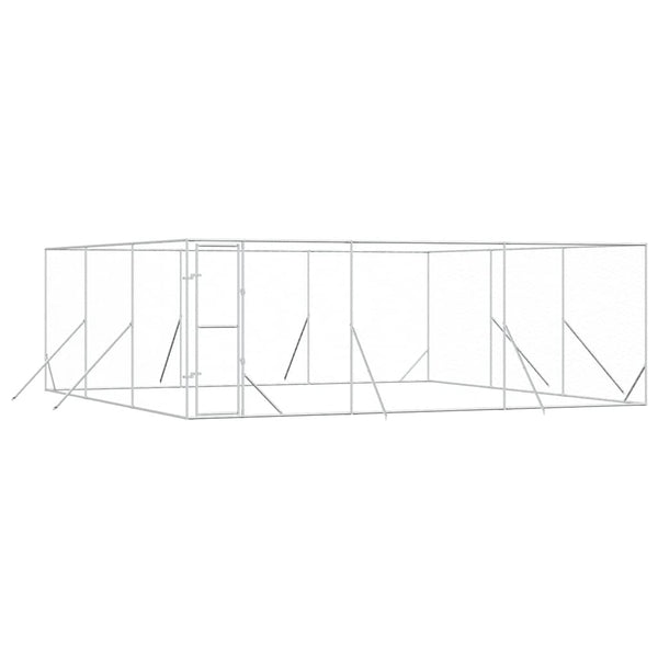 Outdoor Hundezwinger 6x6x2 m Verzinkt