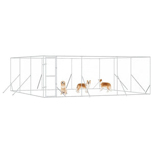 Outdoor Hundezwinger 6x6x2 m Verzinkt