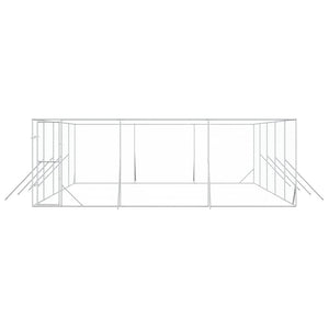 Verzinkter Hundezaun 6x10x2 m