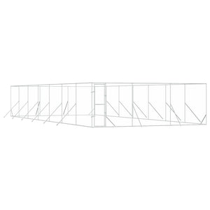 Verzinkter Outdoor-Hundezwinger 6x14x2 m