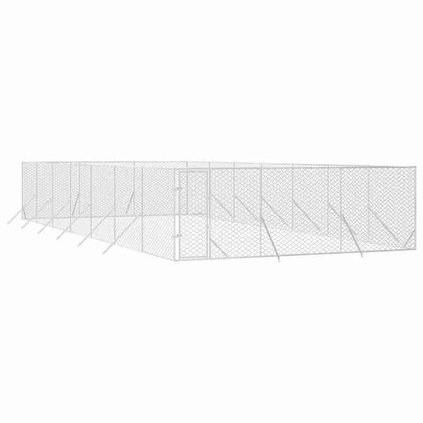 Verzinkter Outdoor-Hundezwinger 6x14x2 m