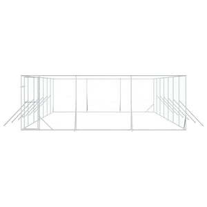 Verzinkter Outdoor-Hundezwinger 6x14x2 m