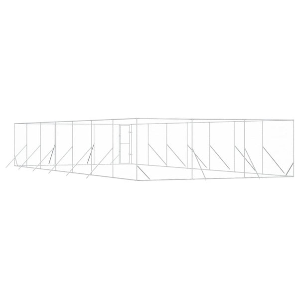 Verzinkter Outdoor-Hundezwinger 6x14x2 m