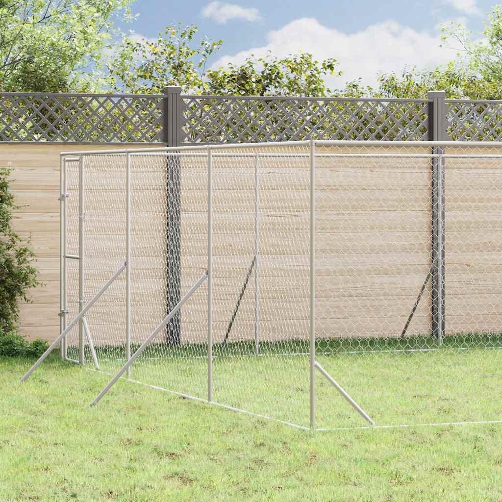 Verzinkter Outdoor-Hundezwinger 6x14x2 m