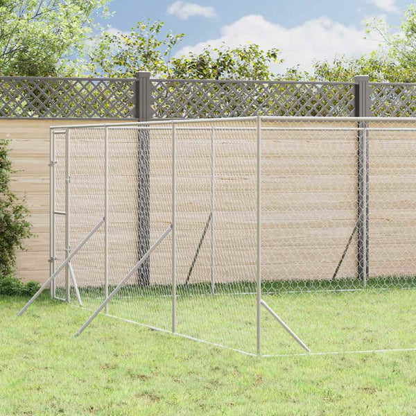 Verzinkter Outdoor-Hundezwinger 6x14x2 m