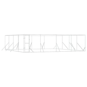 Hundezwinger Außenbereich 8x8x2m Verzinkt