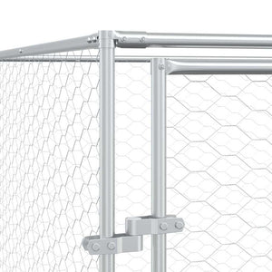 Hundezwinger Außenbereich 8x8x2m Verzinkt