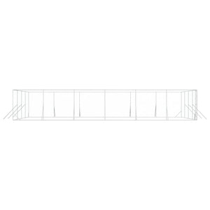Hundezwinger Außenbereich 8x12x2 m Verzinkt