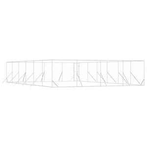 Hundezwinger Außenbereich 8x12x2 m Verzinkt