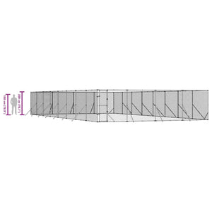 Großer Outdoor-Hundezwinger 8x16x2m