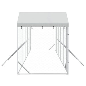 Outdoor Hundezwinger mit Dach 10x2x2,5m