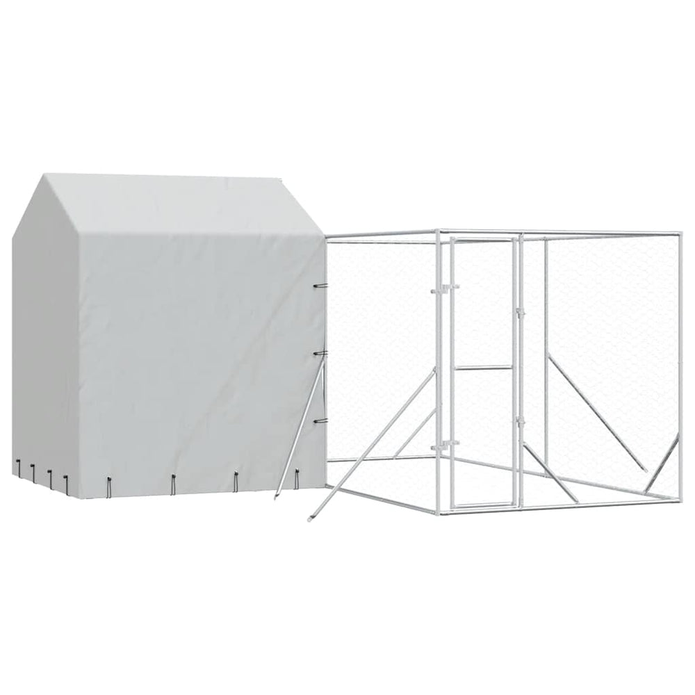 Hundezwinger mit Dach 4x4x2,5m