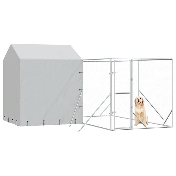 Hundezwinger mit Dach 4x4x2,5m
