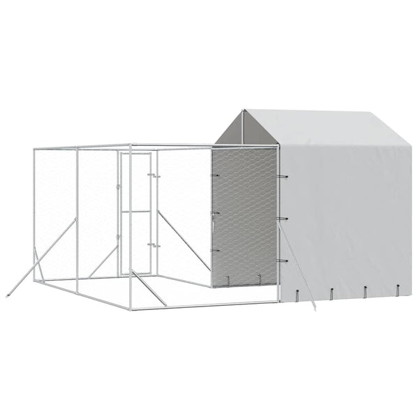 Hundezwinger mit Dach 4x4x2,5m