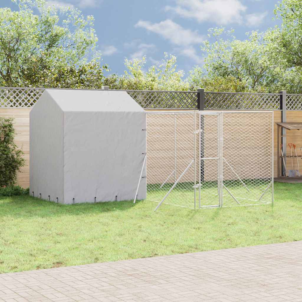 Hundezwinger mit Dach 4x4x2,5m