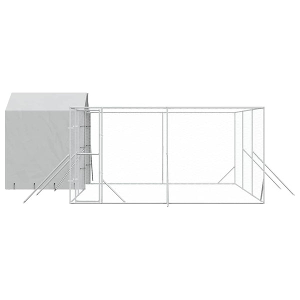 Hundezwinger mit Dach 6x6x2,5m