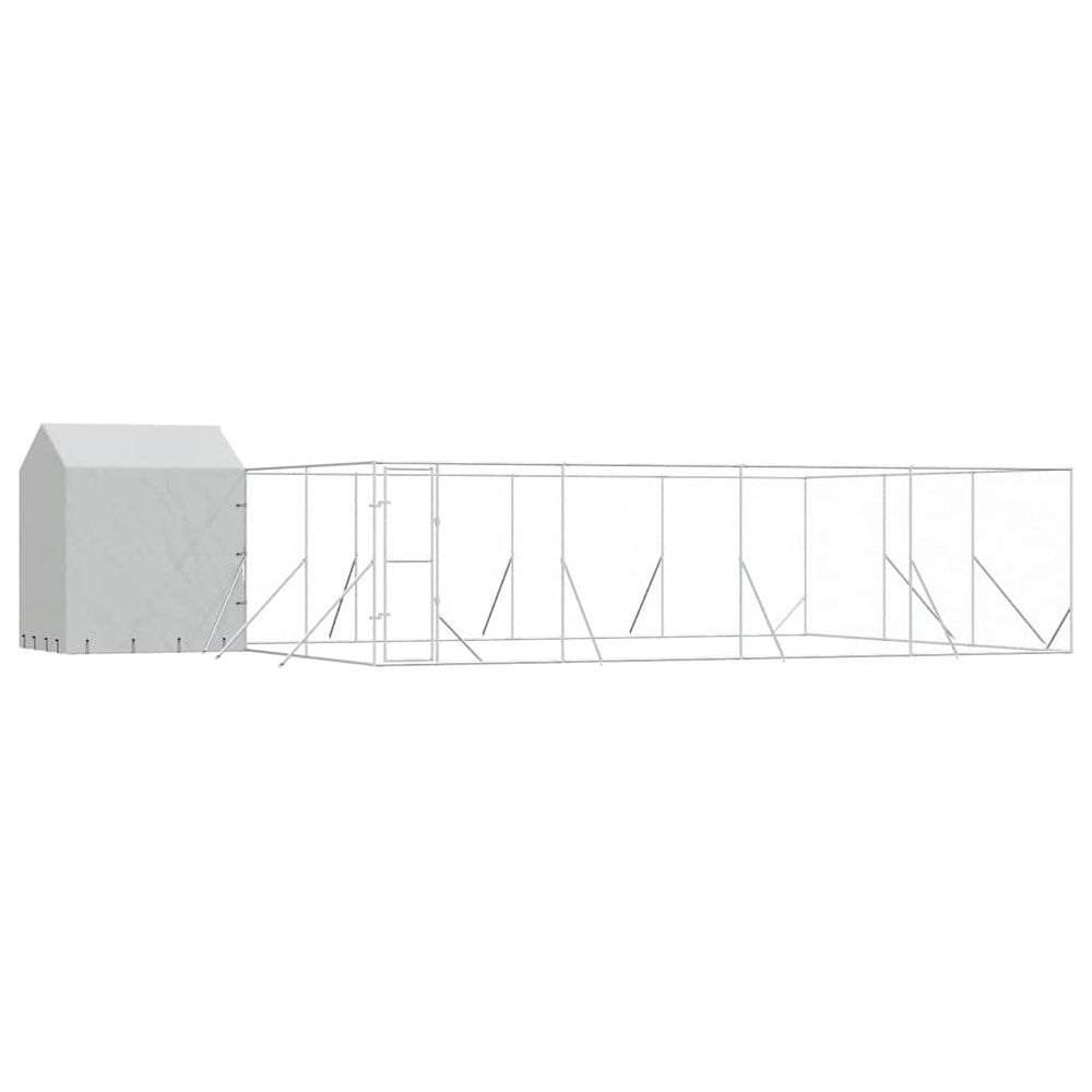Outdoor Hundezwinger mit Dach 10x6x2,5 m