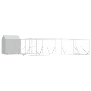 Outdoor Hundezwinger mit Dach 10x6x2,5 m