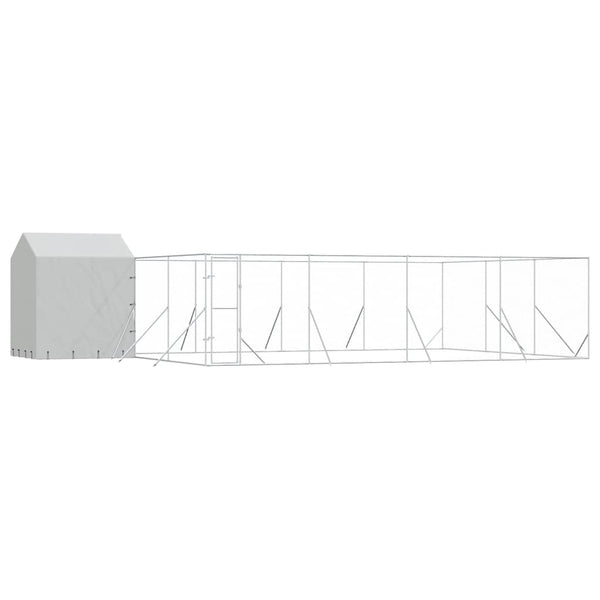 Outdoor Hundezwinger mit Dach 10x6x2,5 m