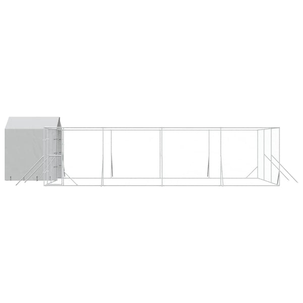 Outdoor Hundezwinger mit Dach 10x6x2,5 m