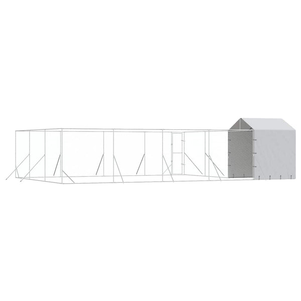 Outdoor Hundezwinger mit Dach 10x6x2,5 m