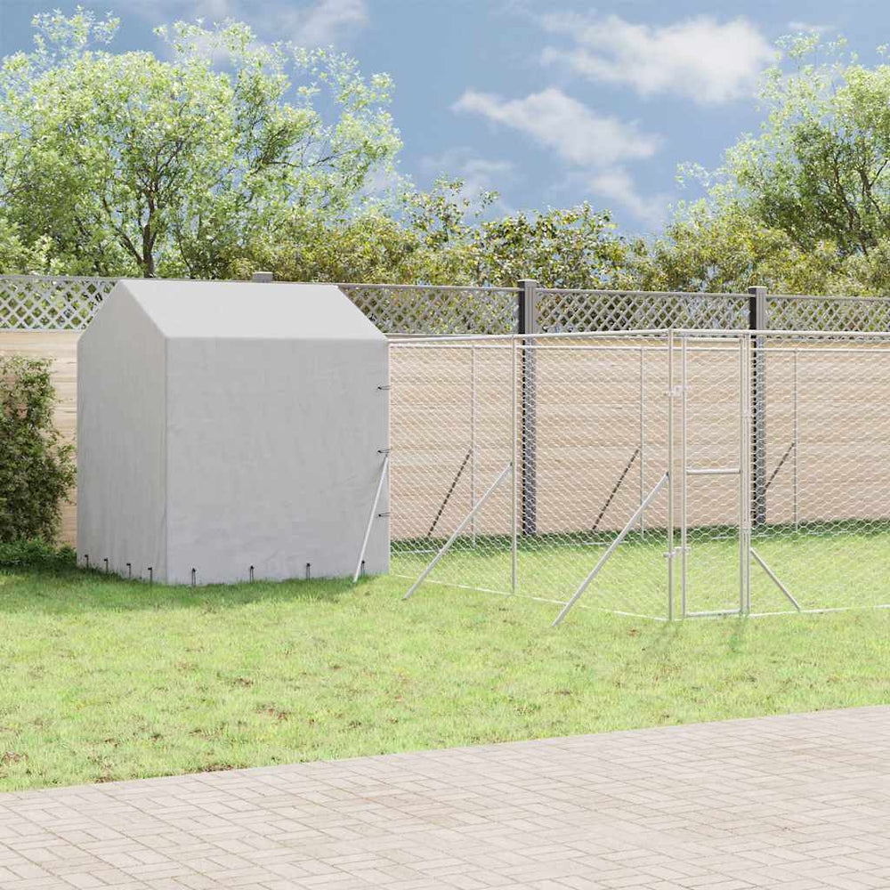 Outdoor Hundezwinger mit Dach 10x6x2,5 m