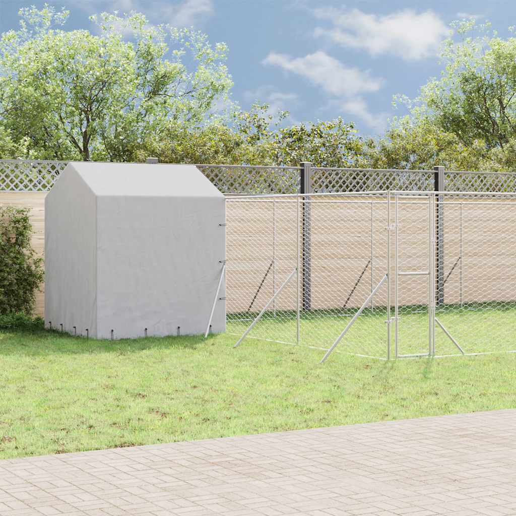 Outdoor Hundezwinger mit Dach 10x6x2,5 m