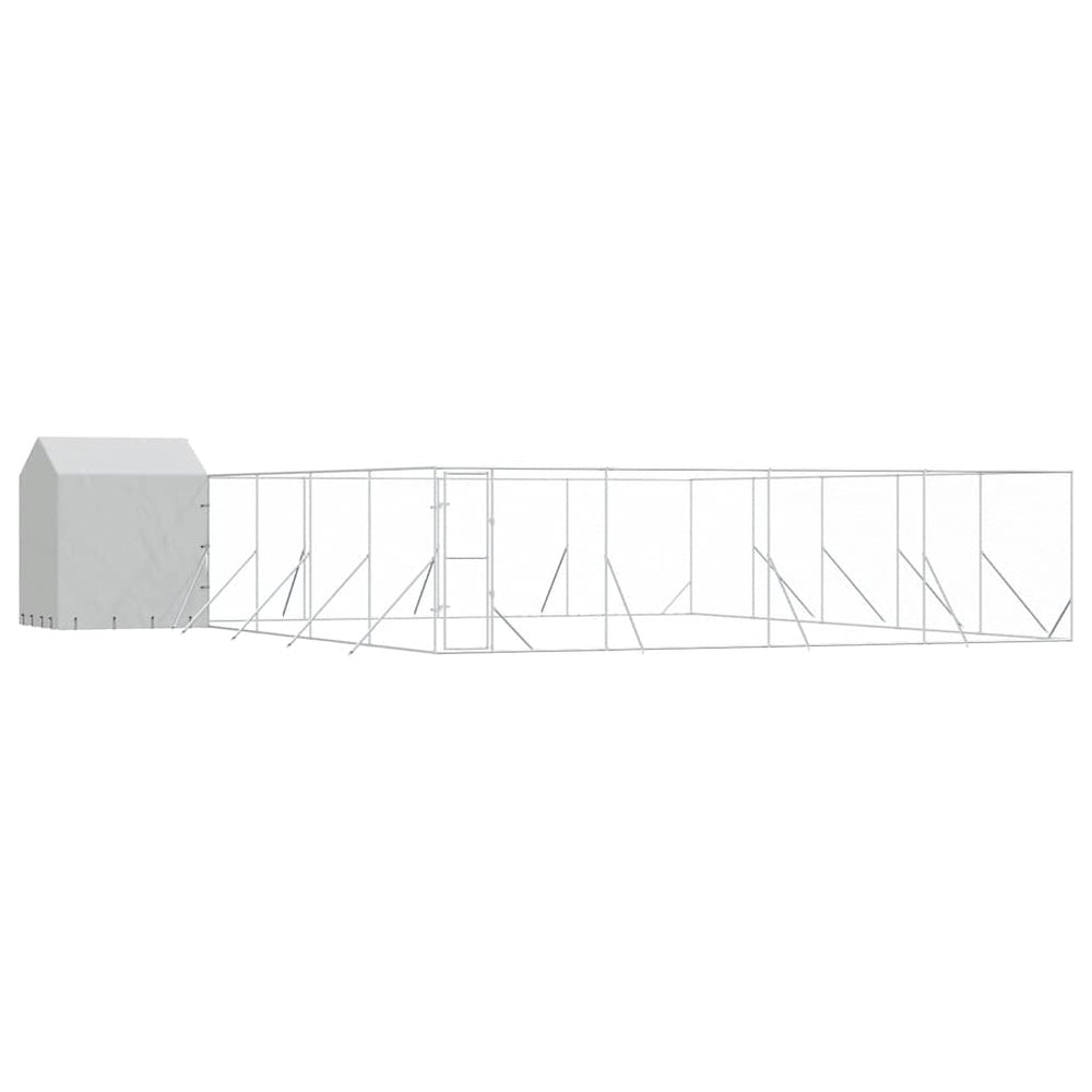 Outdoor Hundezwinger mit Dach 10x10x2,5m