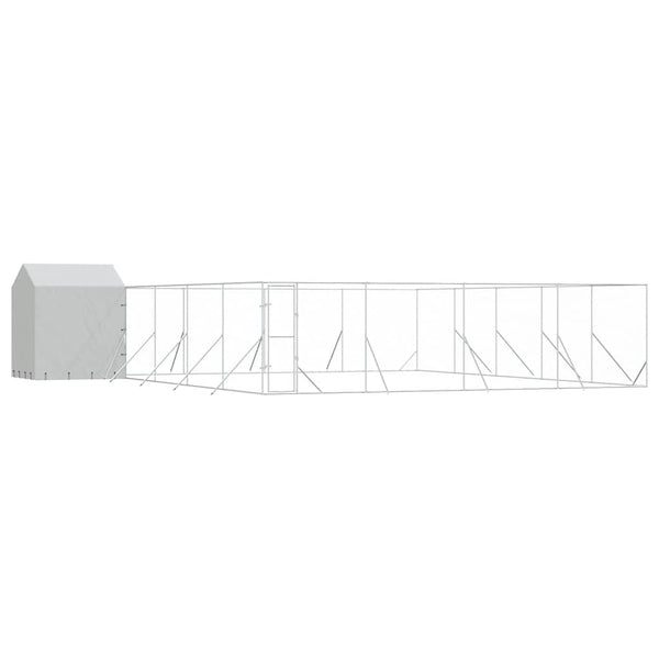 Outdoor Hundezwinger mit Dach 10x10x2,5m