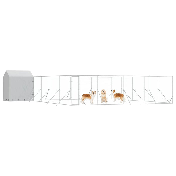 Outdoor Hundezwinger mit Dach 10x10x2,5m