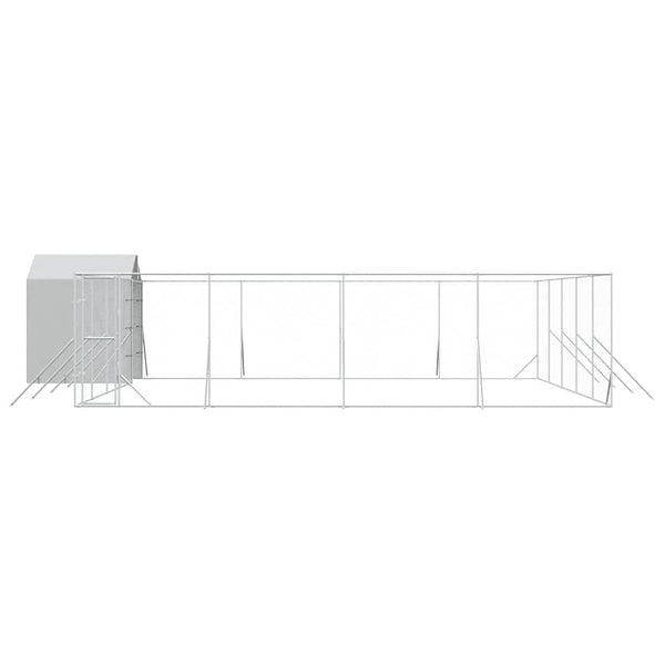 Outdoor Hundezwinger mit Dach 10x10x2,5m