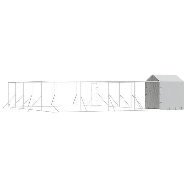 Outdoor Hundezwinger mit Dach 10x10x2,5m