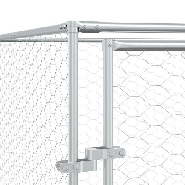 Outdoor Hundezwinger mit Dach 10x10x2,5m