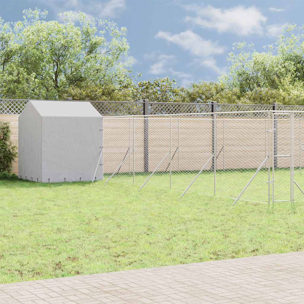 Outdoor Hundezwinger mit Dach 10x10x2,5m